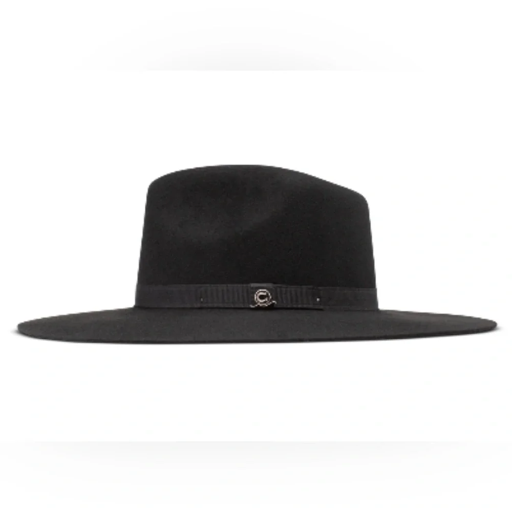 Charlie 1 Horse Highway Jr Youth Black Wool Fashion Hat One Size